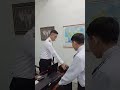 Role Play Passenger Handling : Kevin Soriton Sebagai Staff dan Librek Ririmase Sebagai Passenger.