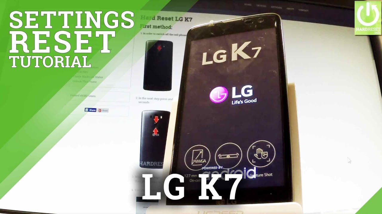 Hard Reset LG K22 X22DS, Mehr anzeigen - HardReset.info