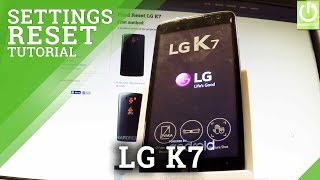 How To Restore Factory Settings In Lg K7 - Hard Reset In Lg