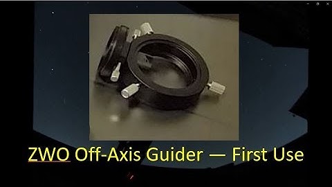 ZWO OAG -- First Use