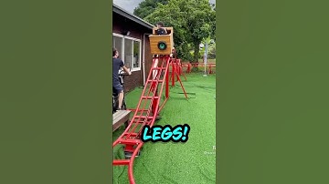 This Father Built a BACKYARD ROLLER COASTER for His Kids!