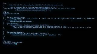 1H Long Relaxing Coding Screensaver Encrypted Programming Code Video VJ Loop no sound, no music
