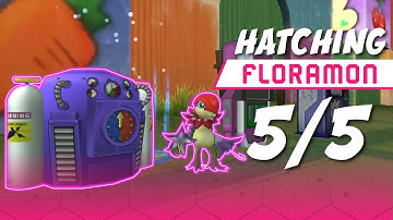 DMO Hatching Floramon 5/5 & Palmon Original