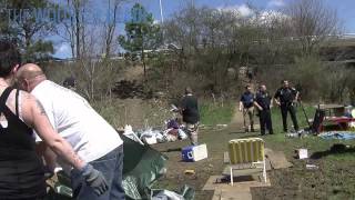 The Wooster Blade on scene at "Tent City" eviction