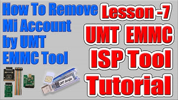 How to Remove Mi Account by Umt Emmc Tool | Umt Emmc Isp Tool Tutorial Lesson 7 | persist file