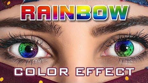 How to create Rainbow Color Effect on Eyeball | Affinity Photo