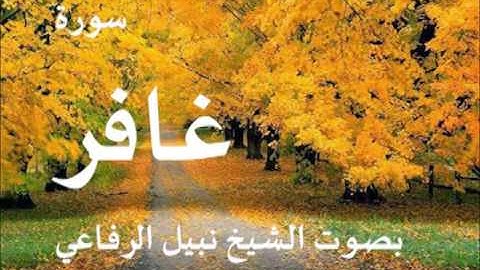 سورة غافر بصوت الشيخ نبيل الرفاعي