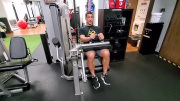 Eccentric Seated Hamstring Curls Machine Both legs
