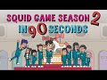 SQUID GAME S2 in 90 seconds Recap CARTOON