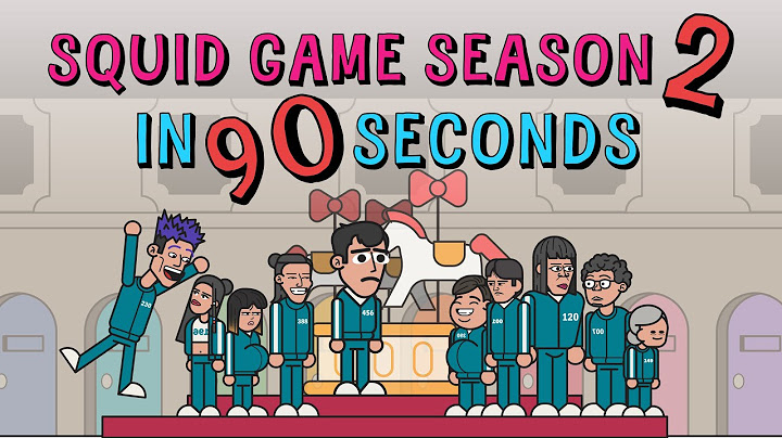 SQUID GAME S2 in 90 seconds Recap CARTOON