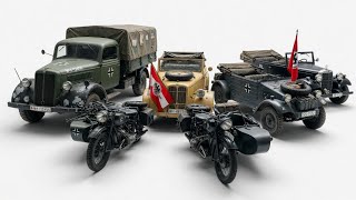 “60 German Military Vehicles of WWII | From Opel Blitz to Kübelwagen & Schwimmwagen”