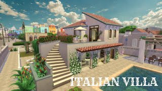 The Sims 4 Stop Motion Build || Italian Villa || NO CC