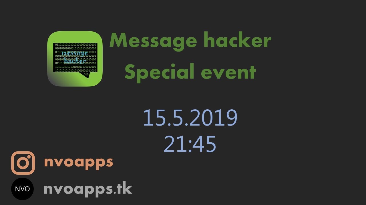 Message Hacker - Special Event