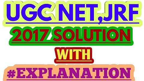 #HOME SCIENCE#UGC NET,JRF 2017 SOLUTION WITH EXPLANATION