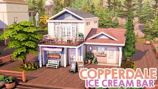 Copperdale Ice Cream Bar | NO CC | The Sims 4 Speed Build