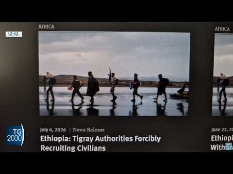 Video Etiopia, civili reclutati con la forza. Anche ragazzi di 15 anni