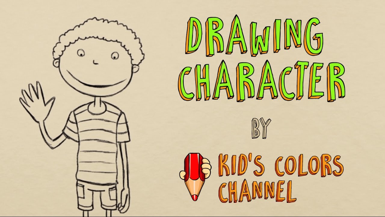 #1 How to Draw a Simple Character - YouTube