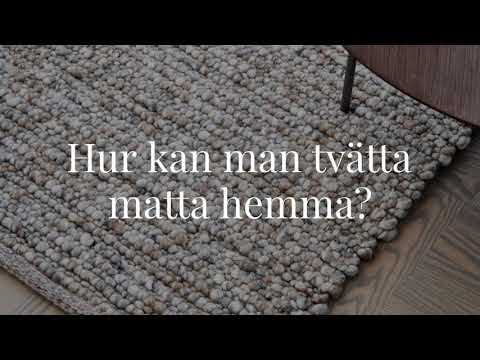 Video: Kan du tvätta en matta i koskinn?