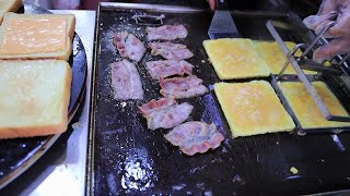 치즈 베이컨 토스트 / cheese bacon toast / korean street food