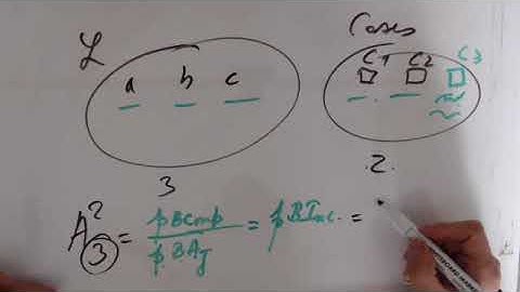 Analyse combinatoire - Analyse de l