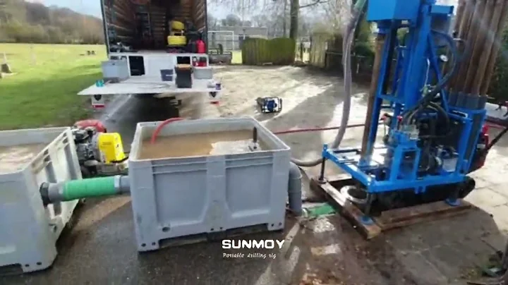 HG260D 8hp diesel engine drilling rig