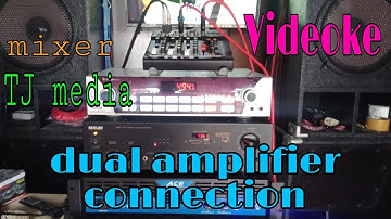 4channel mixer, dual amplifier, TJ media player.connection