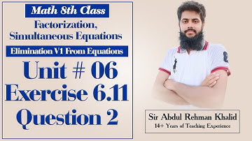 Exercise 6.11 Question 2 Class 8 @educationuptoclass12