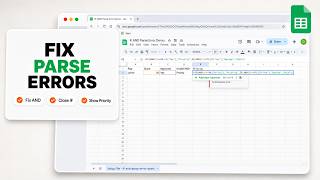 Full How to Fix Nested IF/AND Parse Errors in Google Sheets (Untangle Nested Conditions) Update