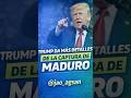 Donald Trump movió la política de nuevo , por captura de Maduro #popularshorts #maduro #trump #short