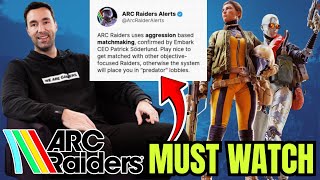Arc Raiders Ceo Talks About Aggression Based Matchmaking, Talks Player Trading, And Al Use