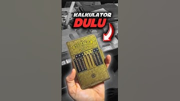 Kalkulator Jaman Dulu! #shorts #unik #fakta