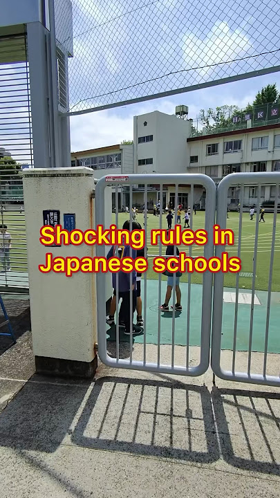 SHOCKING rules of Japanese schools 😱 #japan #tokyo #shorts #viral #school