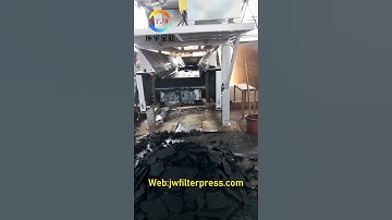 How is the effect of using the lifting frame and conveying integrated filter press?#filterpress