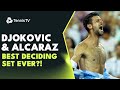 Best deciding set ever alcaraz vs djokovic insane final set   cincinnati 2023 final highlights