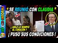 MARCELO SE REUNIÓ CON CLAUDIA. ¿SE QUEDA EN MORENA? ASÍ LO DIO A CONOCER EN CONFERENCIA.