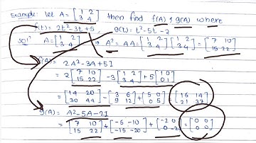 Characteristic Polynomial of Matrix and Linear Operator