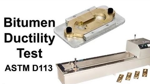 Ductility Test on Bitumen