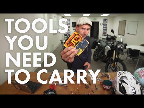 Video: Ano ang dapat na nasa isang motorcycle tool kit?