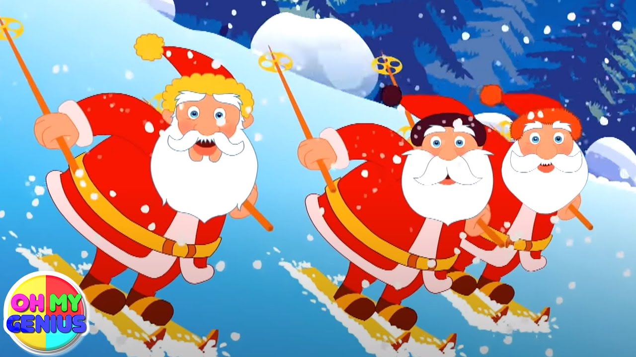 Five Fat Santas Jingle Bells Santa Claus Song For Children