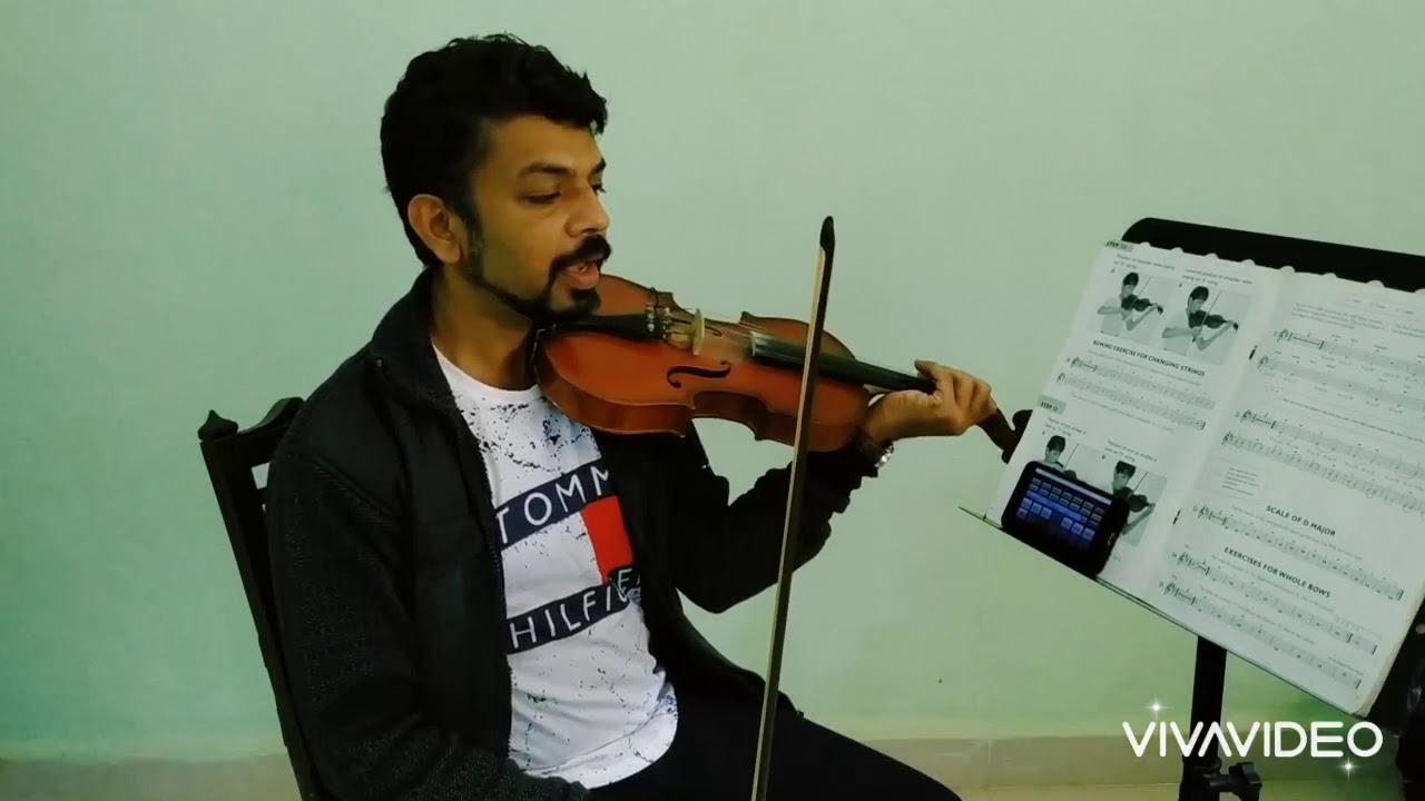 Violin lesson 12 for beginners by school of music YouTube