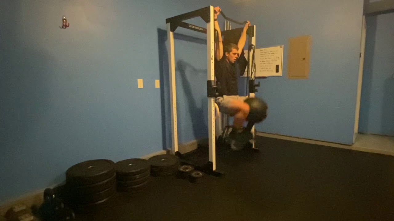 Med Ball Hanging Knee Raise YouTube