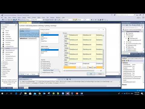 Asp.Net ListView and DataPager controls - part4 Edit Features (Updating, Deleting, Inserting)