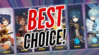 CHOOSE THE BEST FREE CHARACTER IN GENSHIN IMPACT
