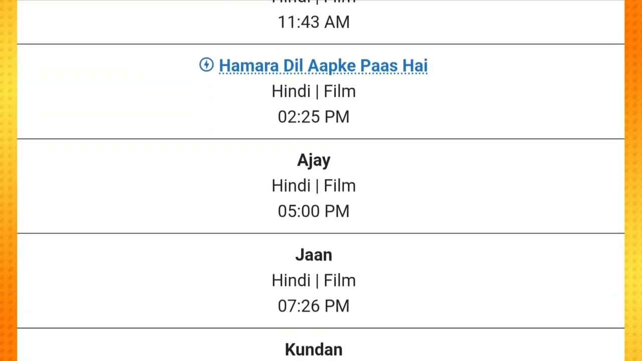 DD Free Dish Hindi Movie Schedule 7 November 2025 | DD Free Dish New Update 7 November 2025