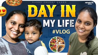 Day in my life vlog // Mom with 2kids // Nandy Telugu vlogs