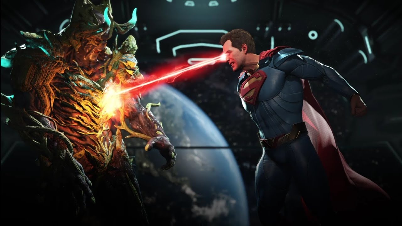 Injustice 2 - Swamp Thing Vs Superman (Very Hard)