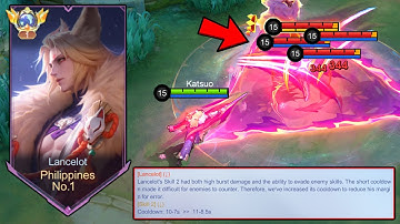 MOONTON WHY!? 😭 LANCELOT MASSIVE NERF IS HERE!! (OUT TO META?!) - MLBB