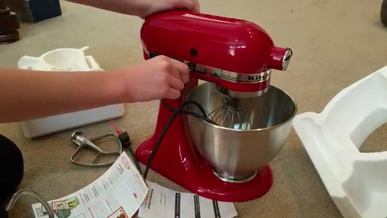 Kitchen Aid Mixer Unboxing YouTube