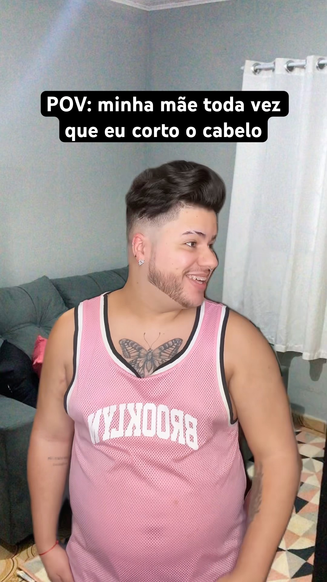MINHA MÃE TODA VEZ QUE EU CORTO O CABELO