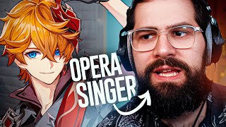 Opera Singer Reacts to Letter from Ajax || Genshin Impact OST